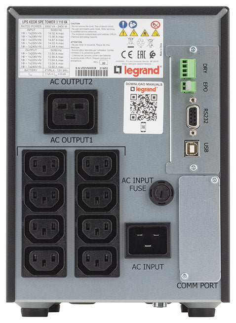 LEGRAND Onduleur KEOR SPE TOWER 3000 VA