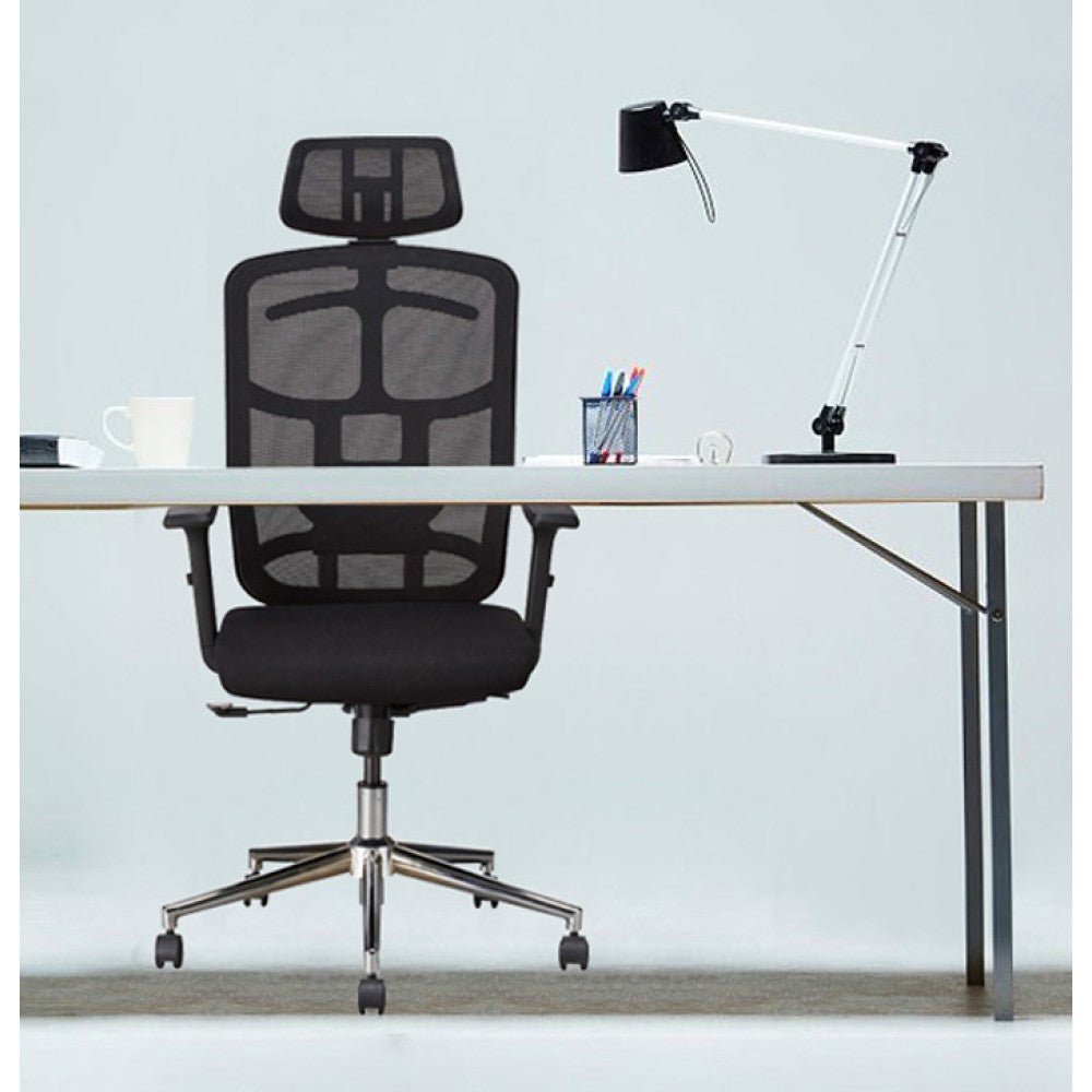 Techly ICA-CT MC020 Chaise de bureau noire