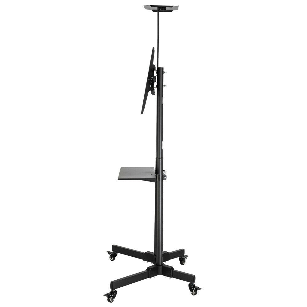 "Techly ICA-TR16T Support TV mobile 37-70"" jusqu'a 50kg réglable 2 étageres"
