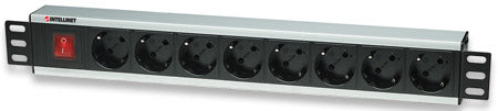 "Intellinet 19"" Rackmount Blanc 8 sortie(s) CA 250 V 3 m"