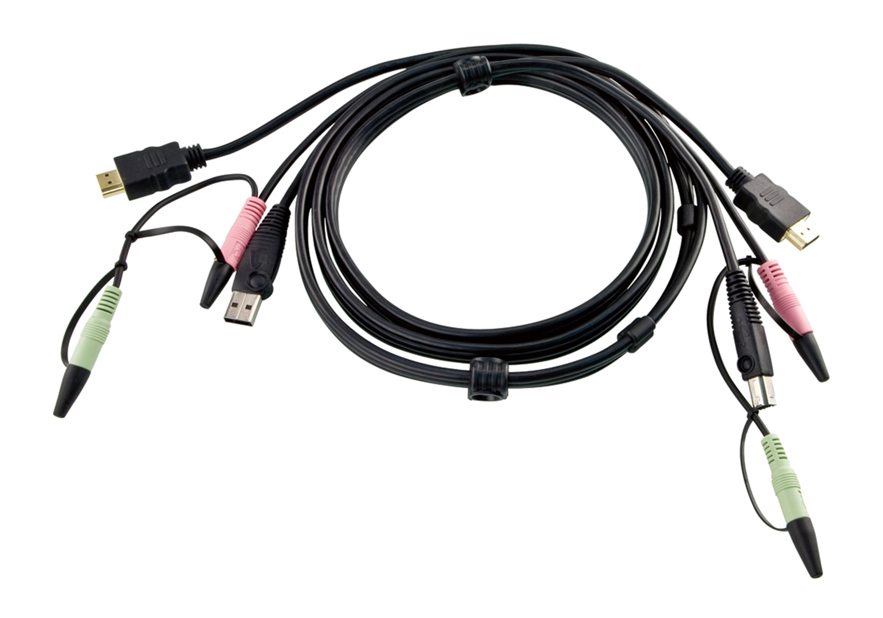 ATEN 2L-7D02UH Cable combiné pour KVM HDMI USB Audio - 1,8m