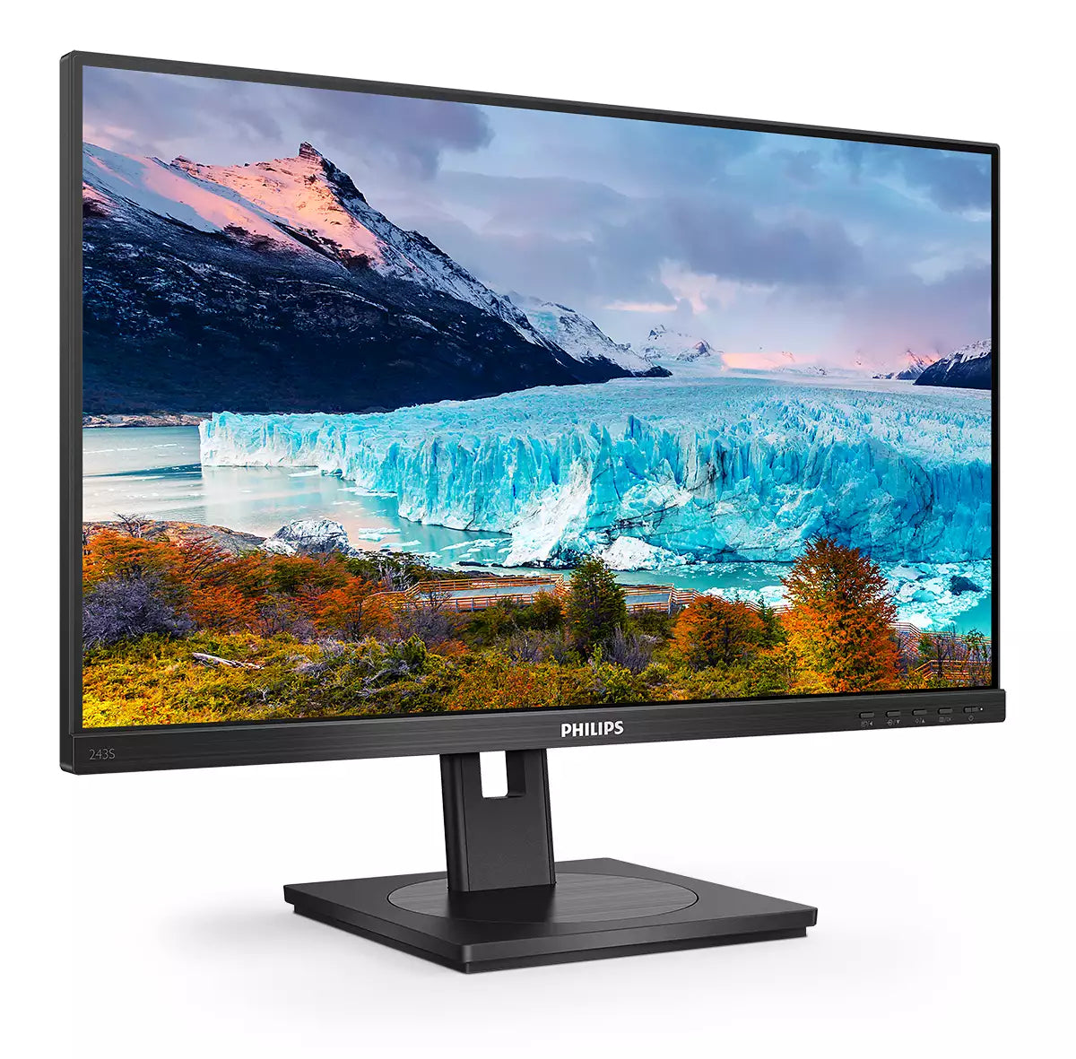 PHILIPS 243S1 Écran LED - 24"-1920 x 1080 Full HD @ 75 Hz - IPS - 300 cd/m² - 1000:1 - 4 ms - HDMI, DP, USB-C - haut parleur- LAN