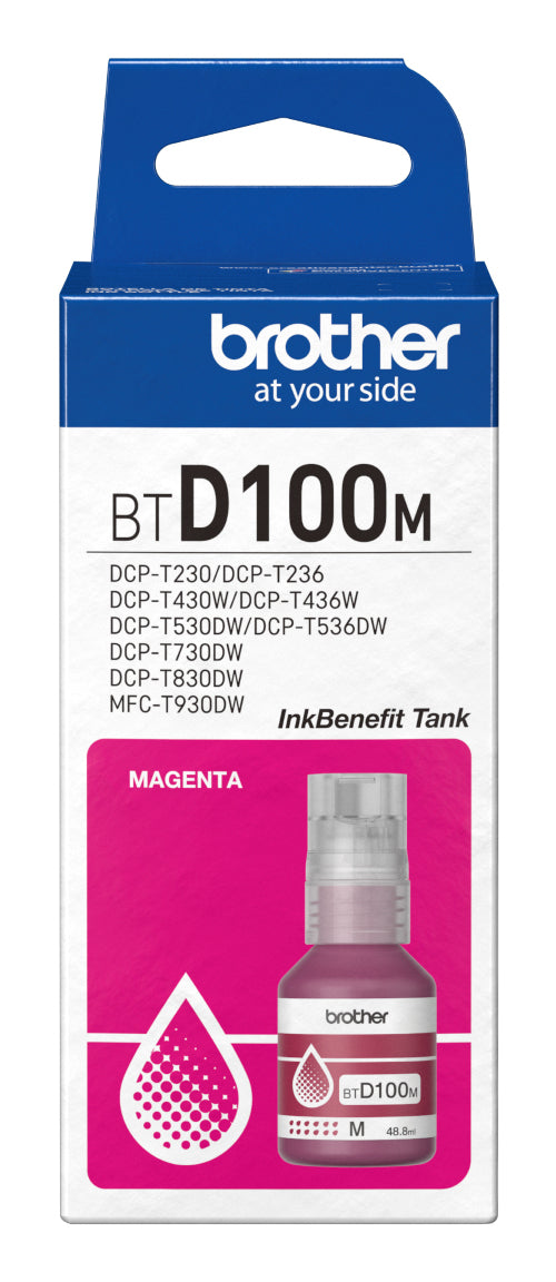 BTD100M INK BOTTLE prints 5.000 pages.
