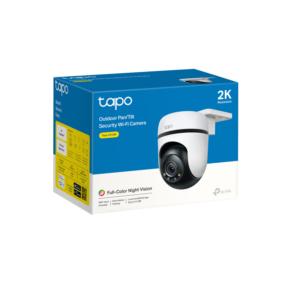 TP-LINK Outdoor Pan/Tilt Security WiFi Camera 2K Resolution-With The Resolution of 2304x1296px