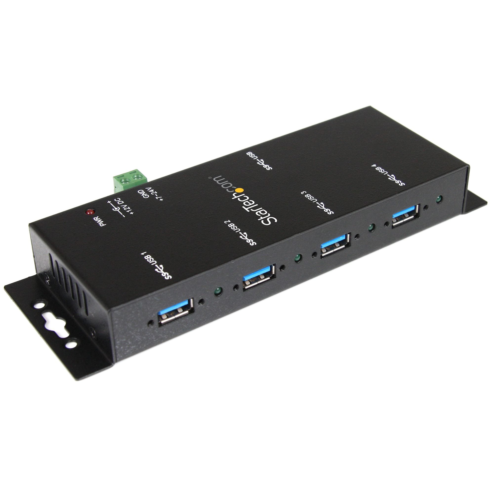 Mountable 4 Port Rugged USB 3.0 Hub
