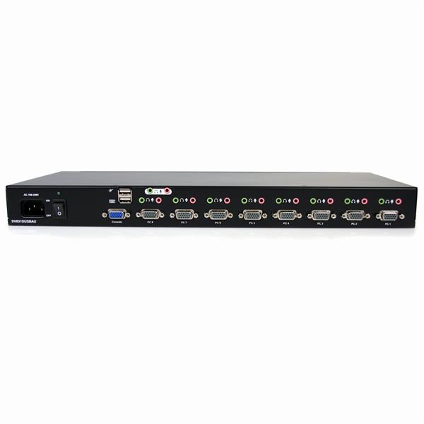 8 Port USB VGA KVM Switch with Audio