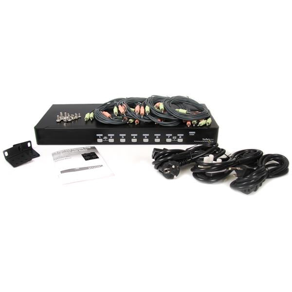 8 Port USB VGA KVM Switch with Audio