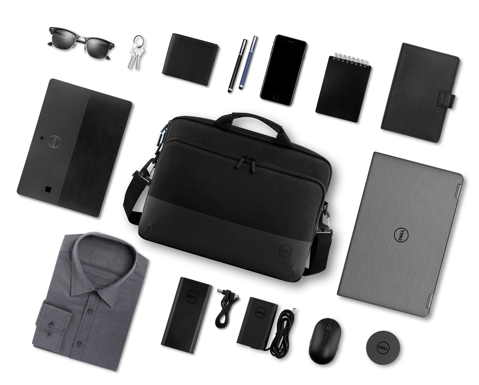 "DELL PO1520CS sacoche d'ordinateurs portables 38,1 cm (15"") Malette Noir (460-BCMK)"