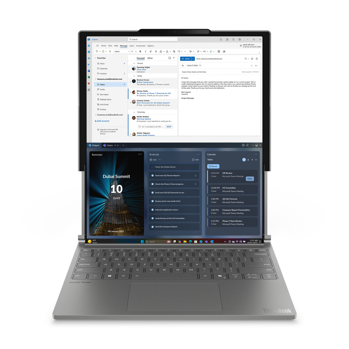 LENOVO ThinkBook Plus - G6 - Rollable - 14" OLED - Intel Core Ultra 7 - 258V - W11Pro - 32Go RAM - 1To SSD