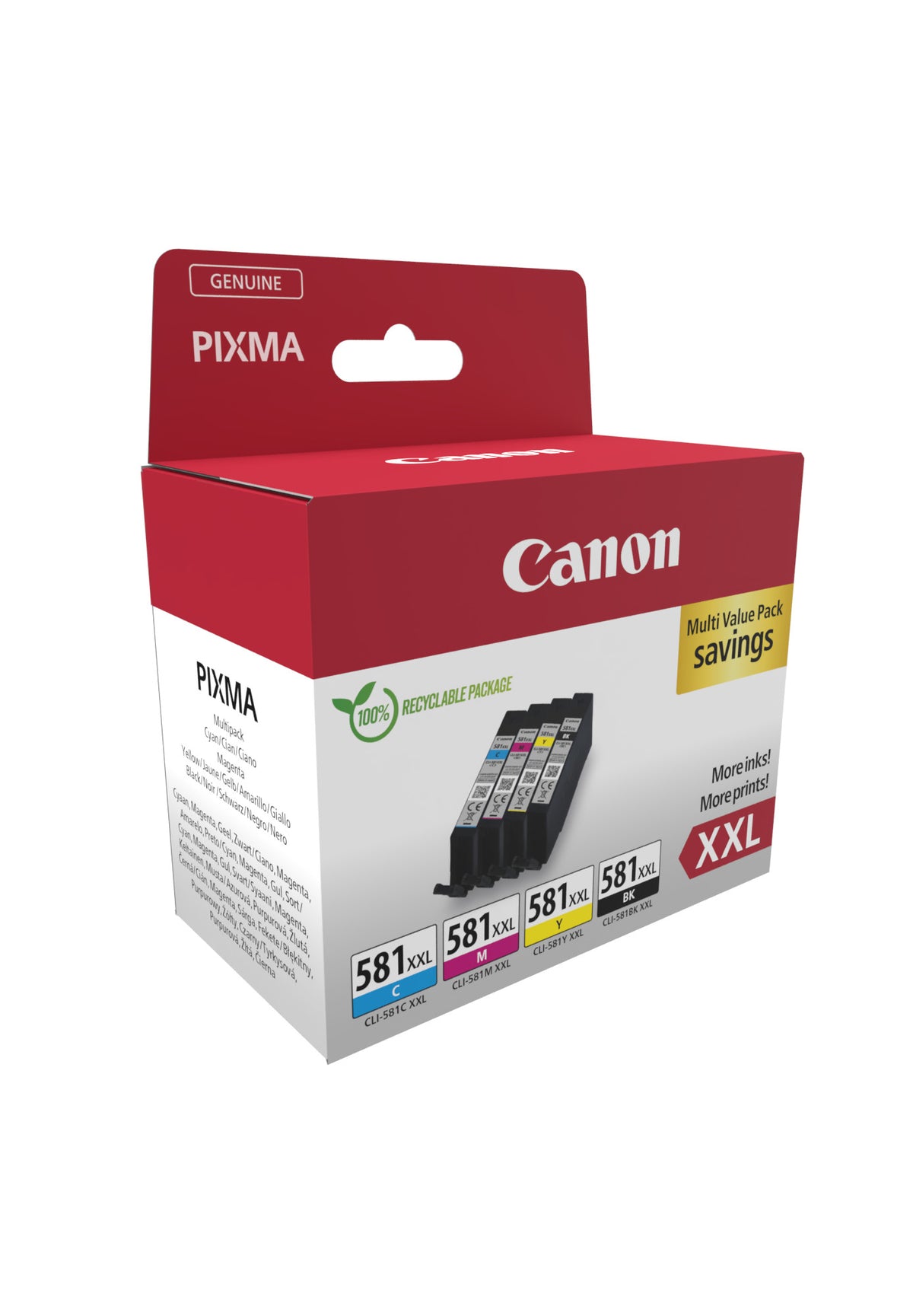 CANON CLI-581XXL Ink Cartridge C/M/Y/BK MULTI