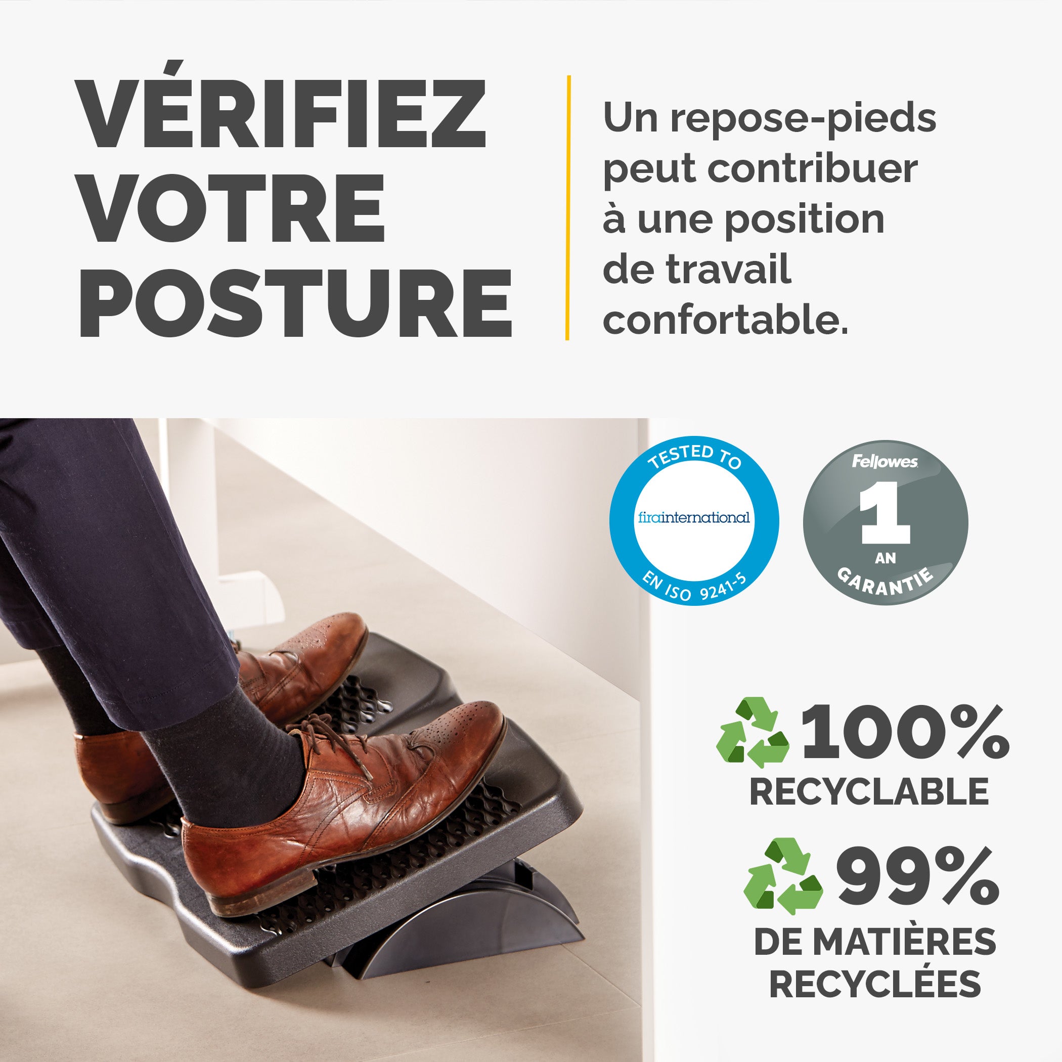 FELLOWES REPOSE-PIEDS REFRESH