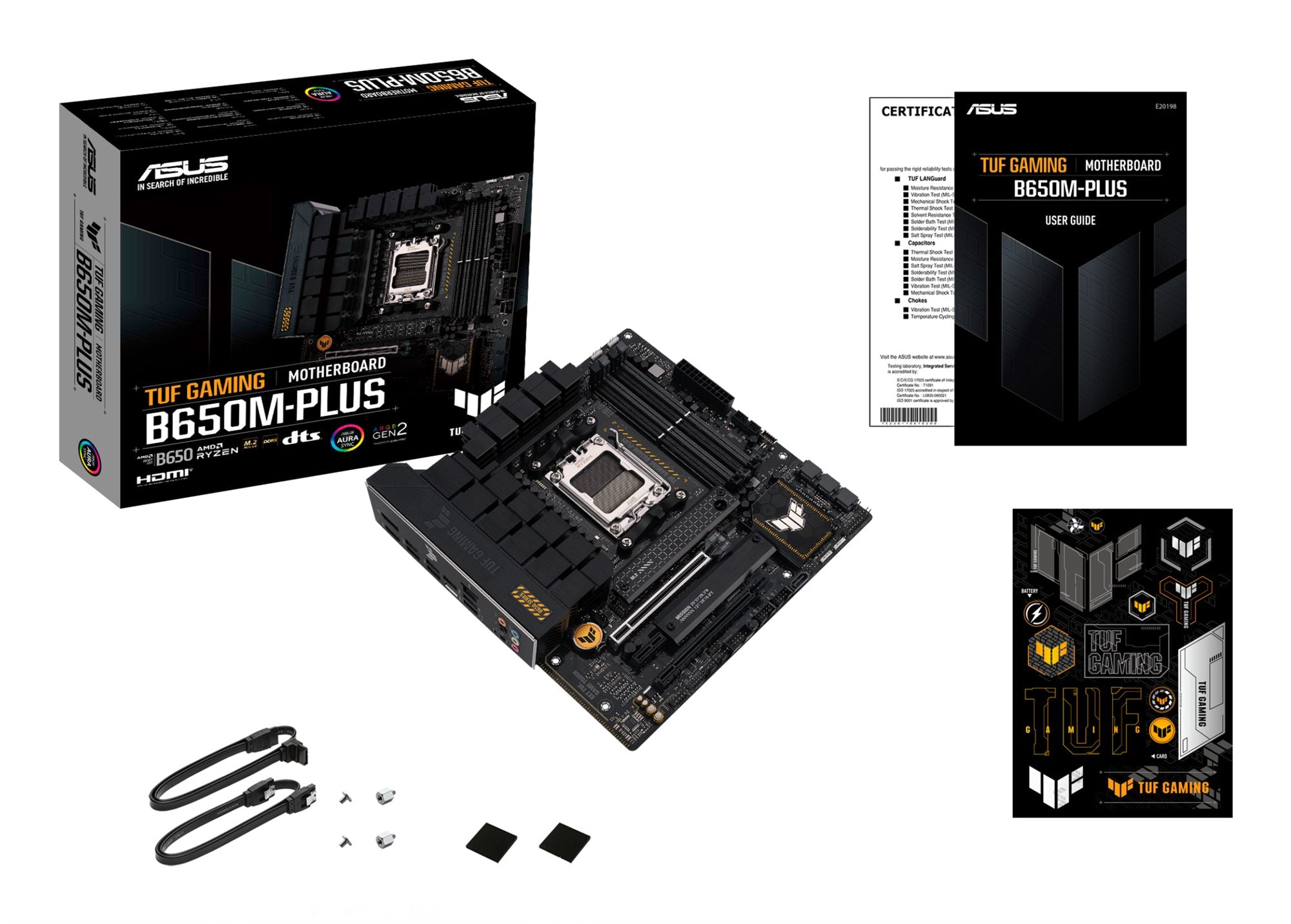 ASUS TUF GAMING B650M-PLUS AM5 DDR5 mATX MB
