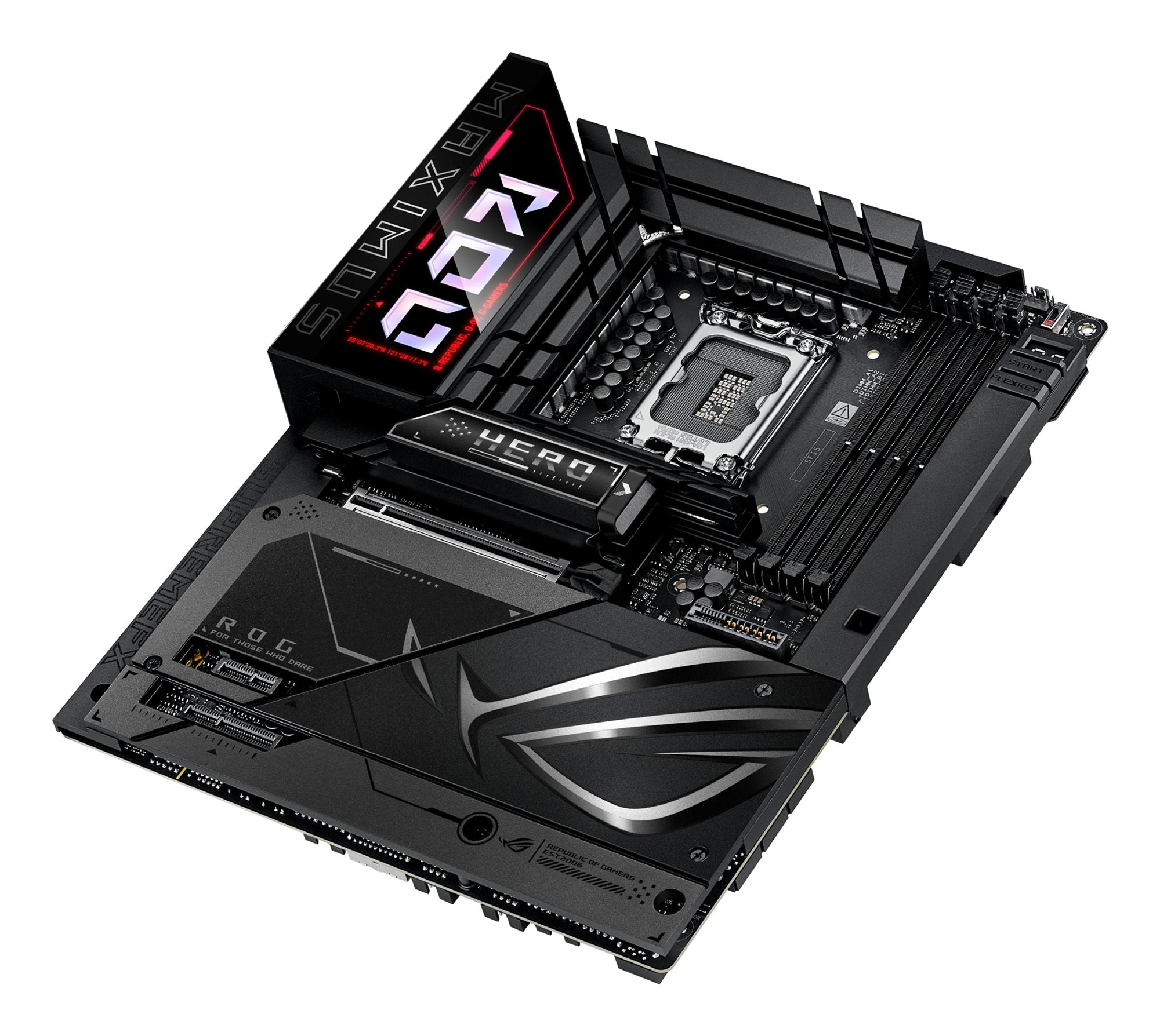 ASUS ROG MAXIMUS Z890 HERO BTF LGA 1851 DDR5 ATX motherboard 1xHDMI 2xThunderbolt 6xM.2 4xSATA