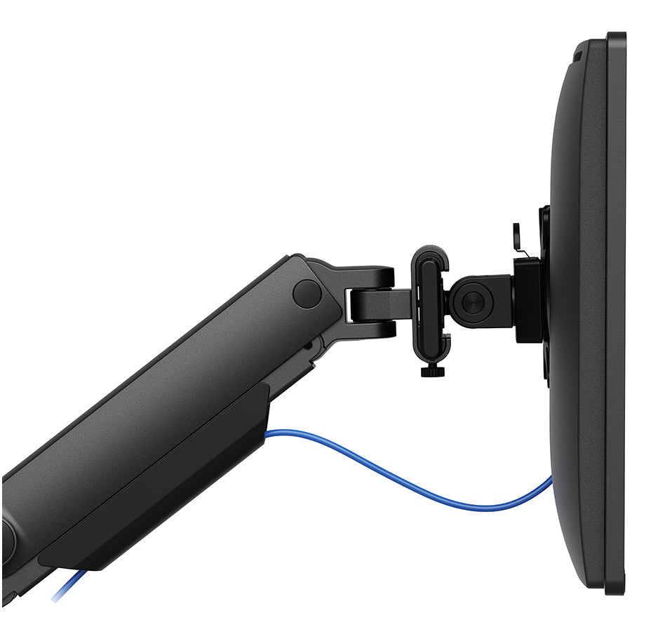 NEOMOUNTS DS65S-950BL2 Support dÃ©cran Ã  fixer 24-34p - ressort Ã  gaz - Topfix - multirÃ©glable - arrÃªt 180