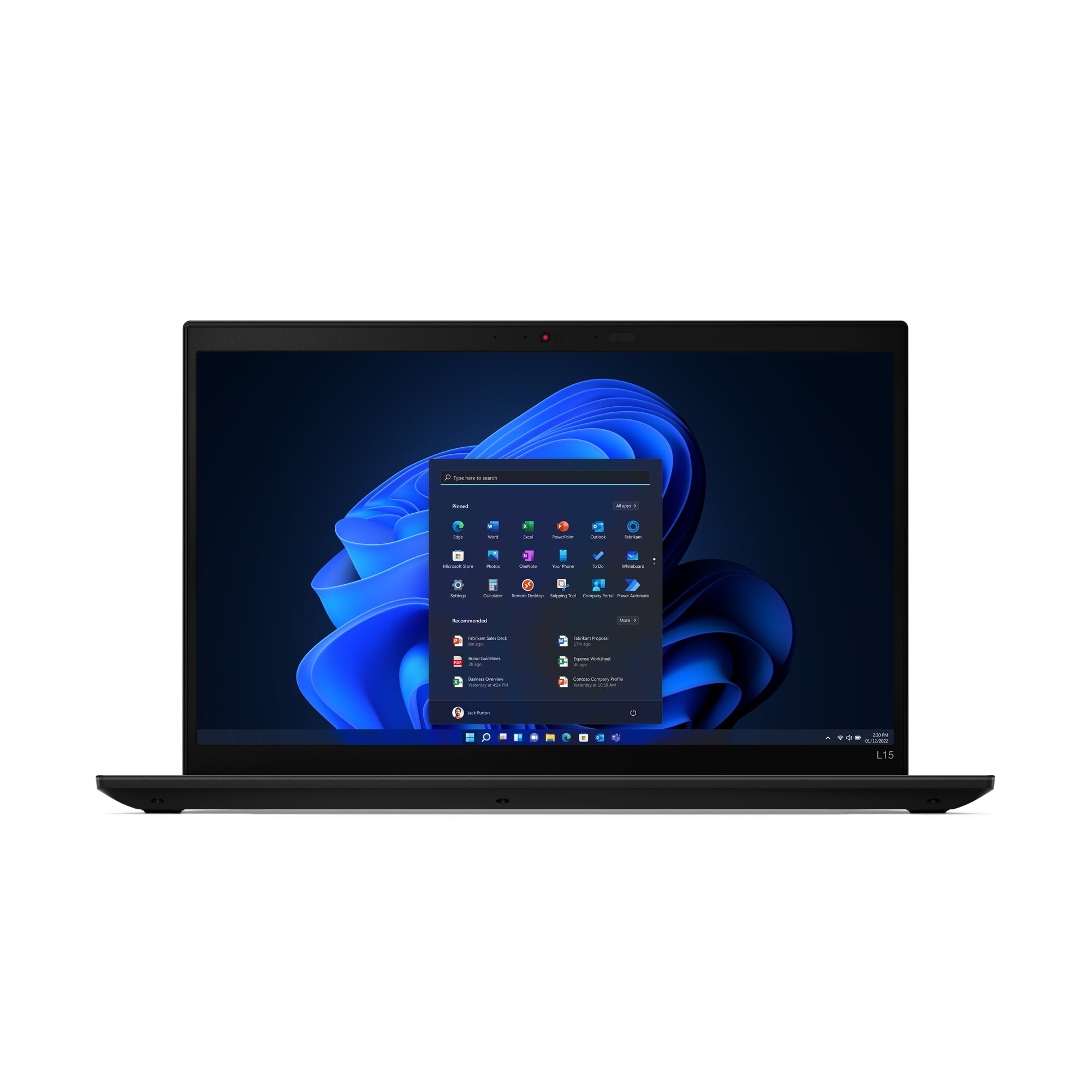 LENOVO ThinkPad L15 G3 Intel Core i5-1245U 15.6p FHD 16Go 512Go SSD M.2 2242 Intel Iris Xe Graphics W10P/W11P3YR Premier NBD (P)