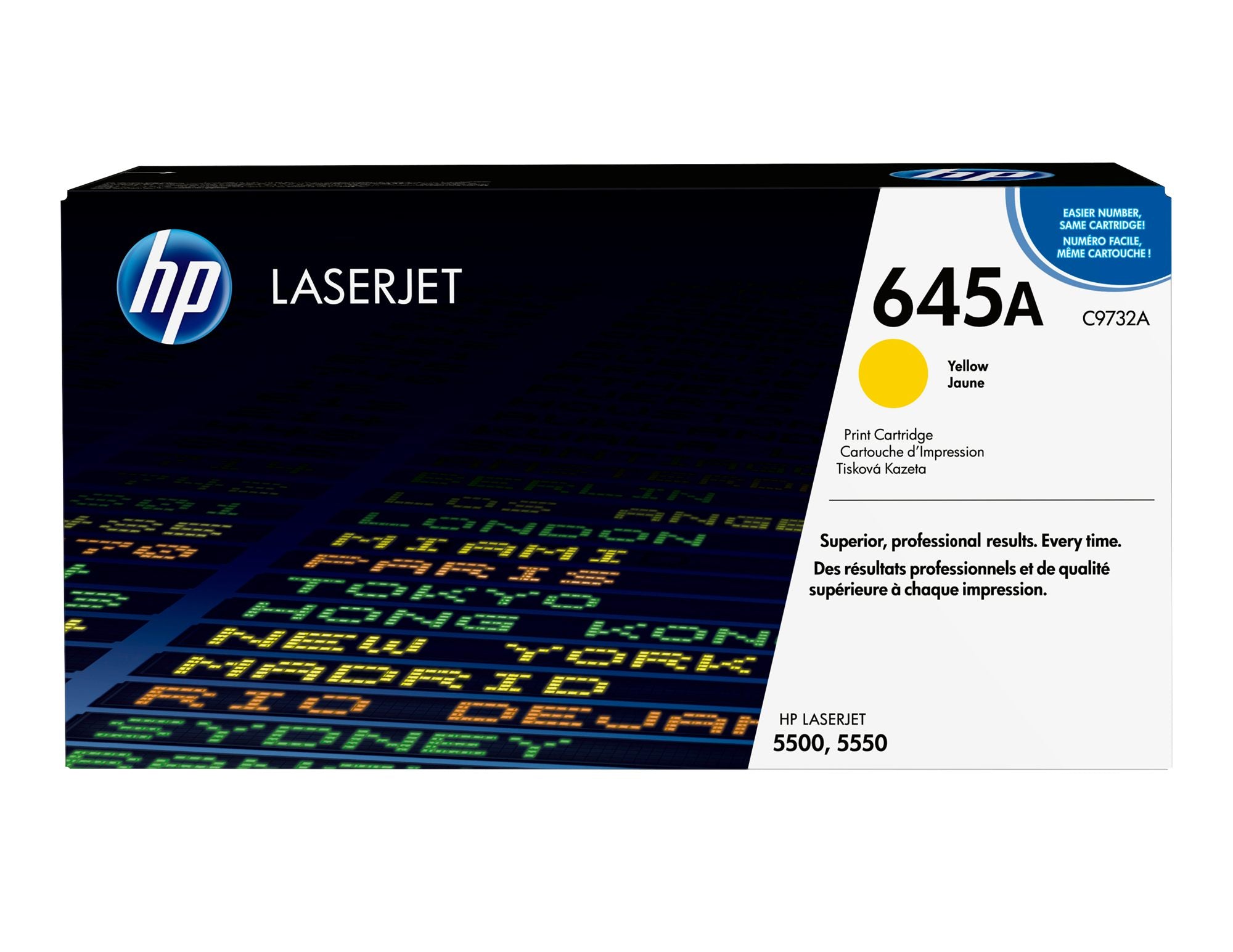 HP 645A original Colour LaserJet Toner cartridge C9732A yellow standard capacity 12.000 pages 1-pack