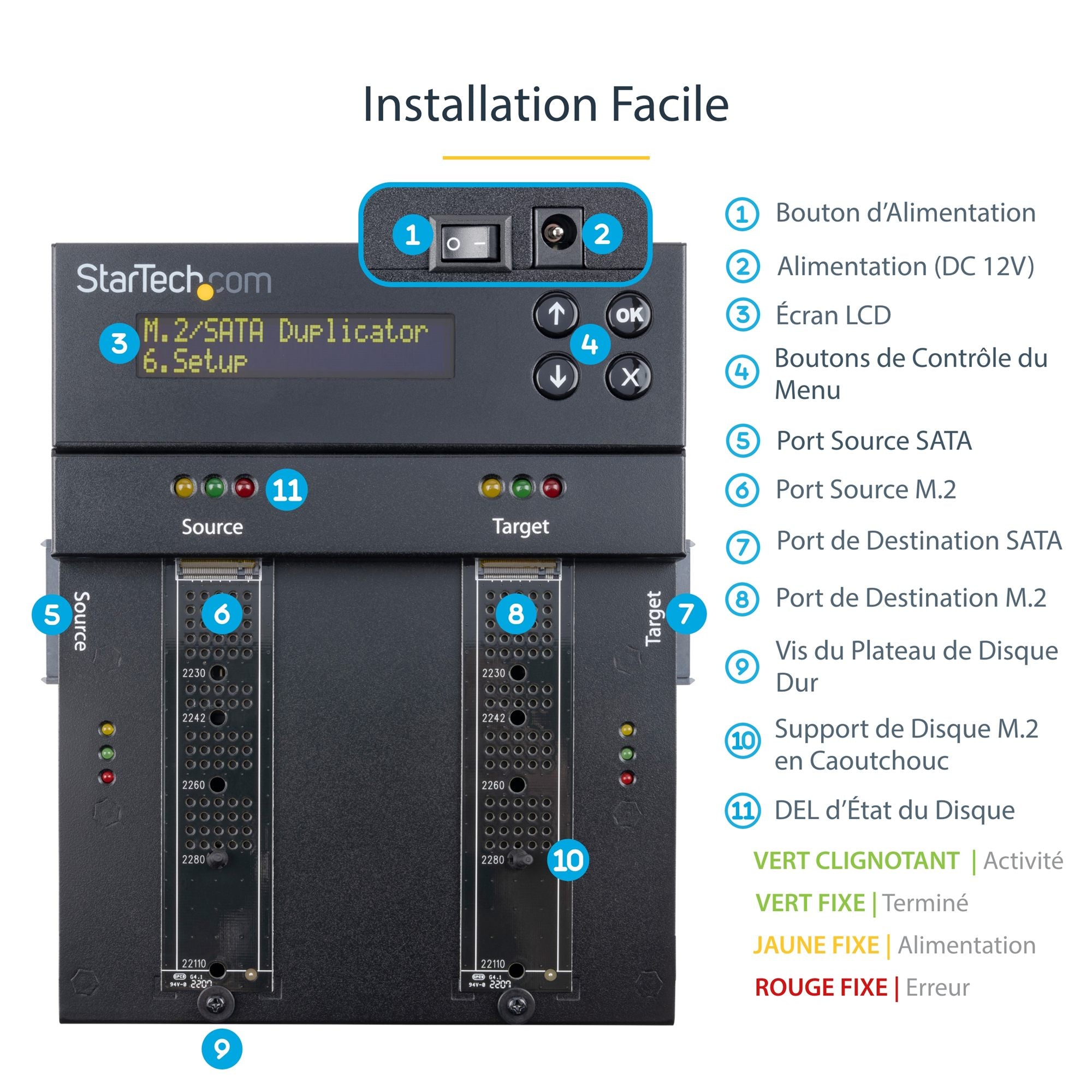 M.2 Duplicator and Eraser SATA/AHCI/NVMe