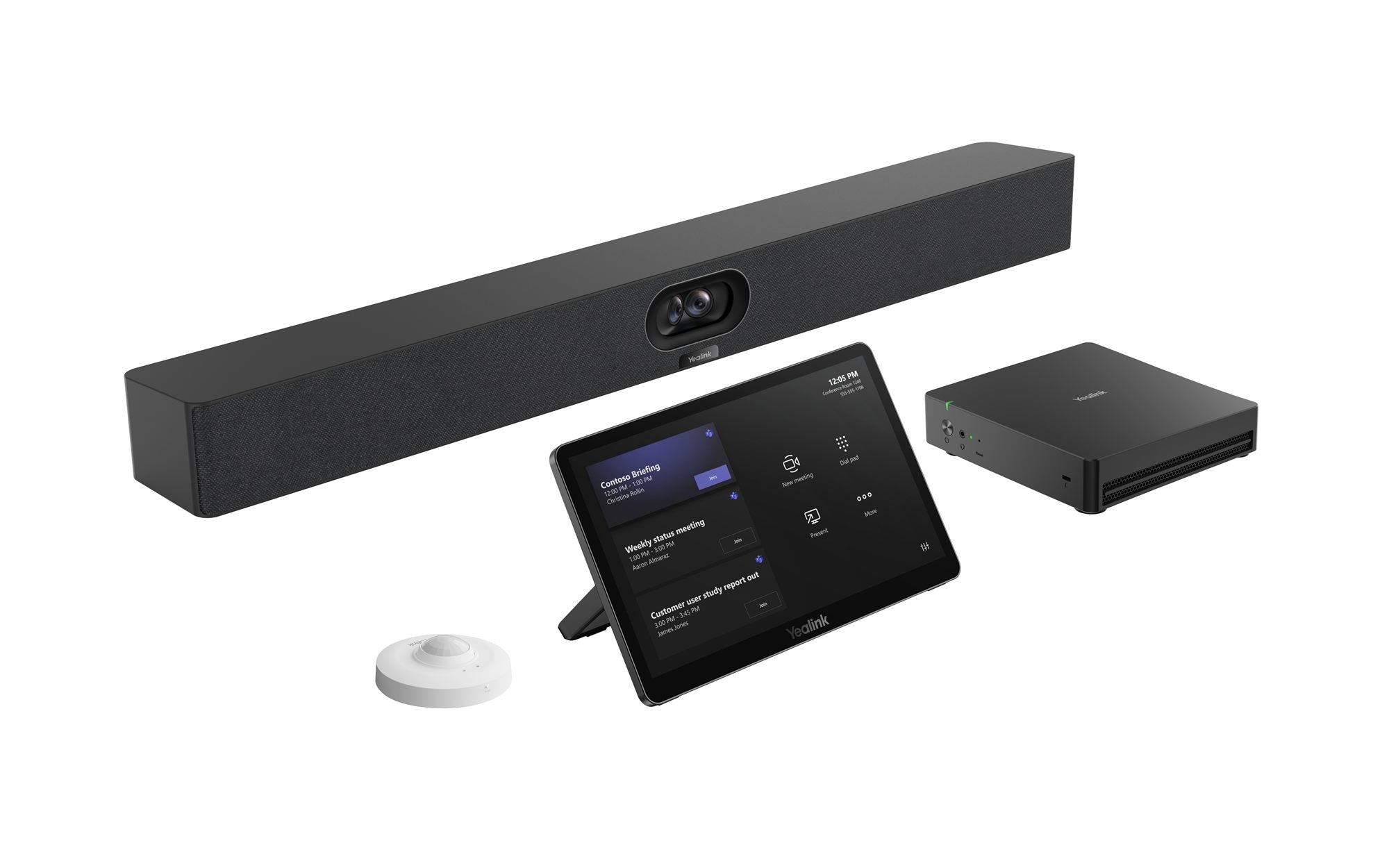 Yealink 1106893 MVC S40 Systeme de vidéoconférence de groupe 4K Ultra HD 45MP