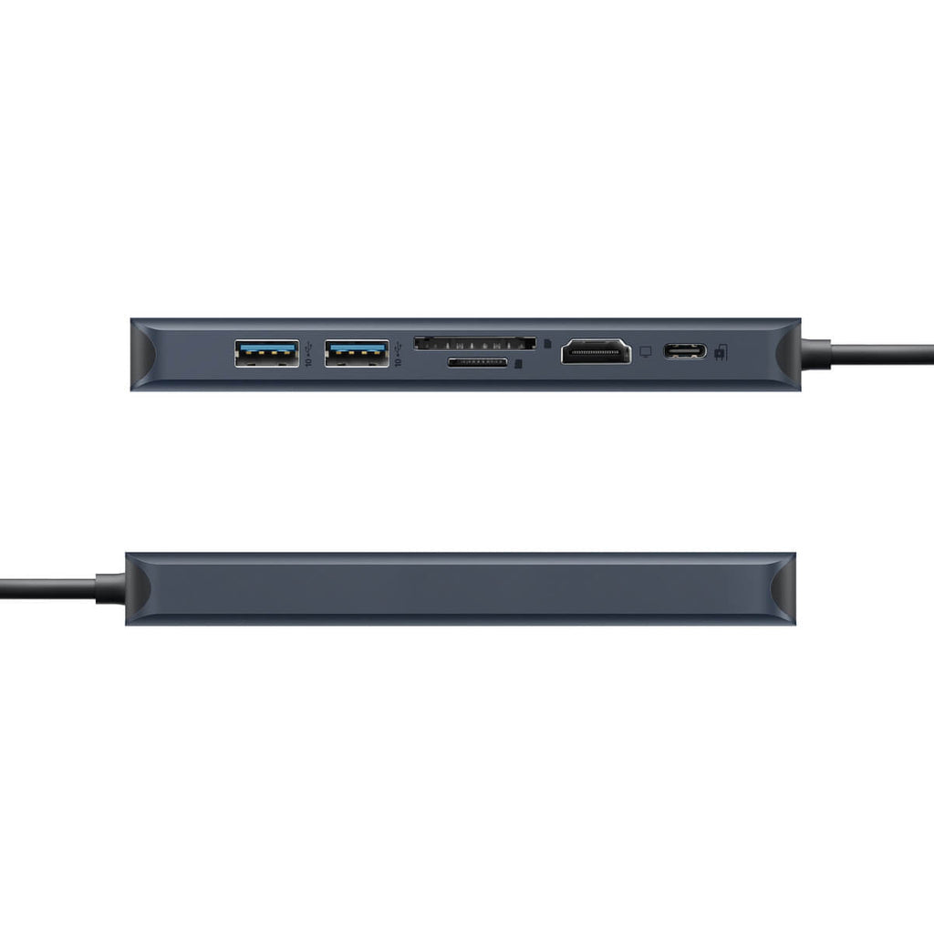 TARGUS HyperDrive EcoSmart Gen.2 Universal USB-C 7-in-1 Hub w 100 W PD Power Pass-thru
