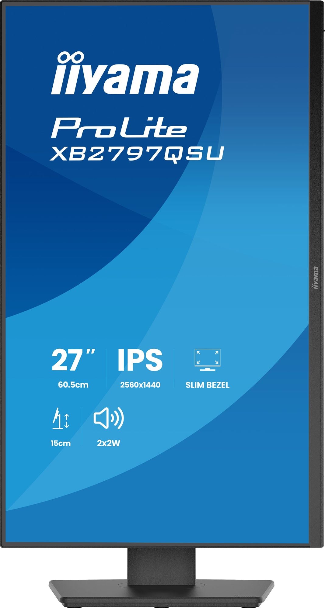 XB2797QSU-B1 27" Business QHD BLACK
