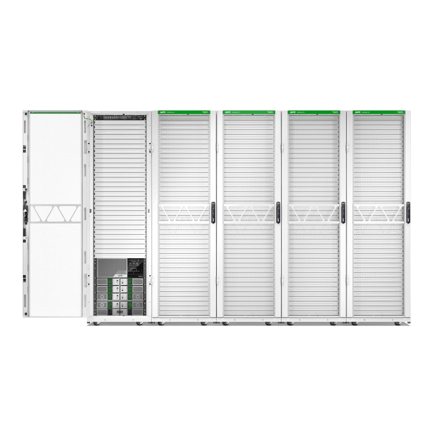 APC NetShelter SX Gen 2 Rack cabinet 1991H x 600W x 1200D mm with sides floor-standing white 42U 19 TAA Compliant