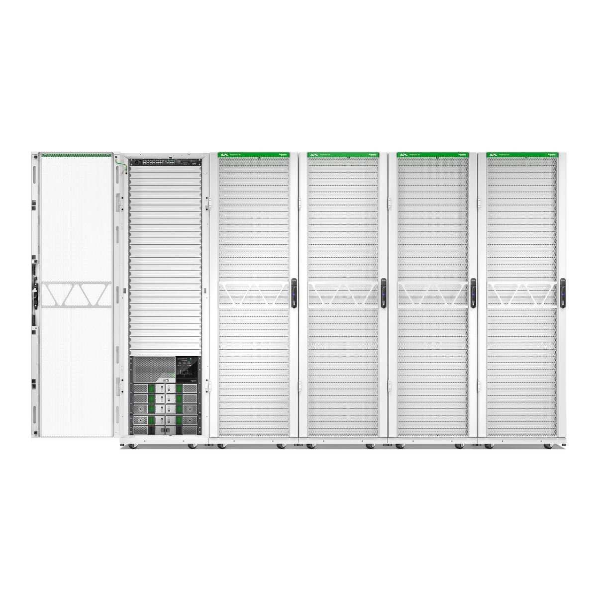 APC NetShelter SX Gen 2 Rack cabinet 1991H x 600W x 1200D mm with sides floor-standing white 42U 19 TAA Compliant
