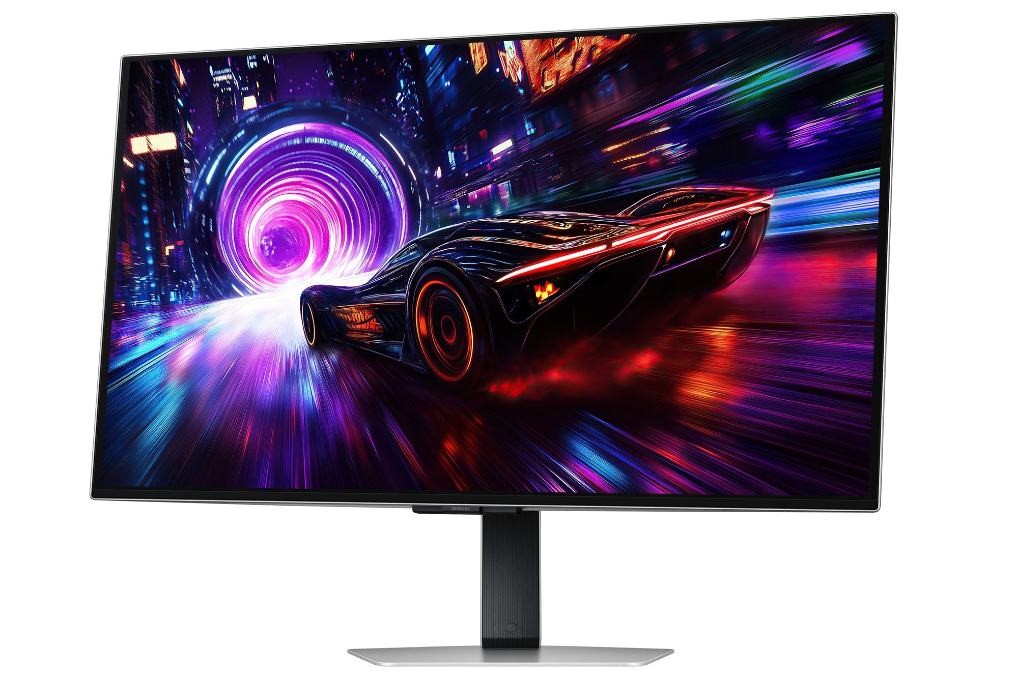 "Samsung G81SF écran plat de PC 81,3 cm (32"") 3840 x 2160 pixels 4K Ultra HD OLED Argent"