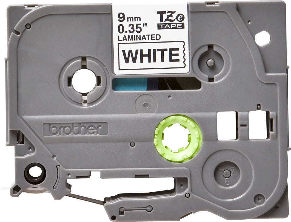 Tape/9mm black on white f P-Touch TZE