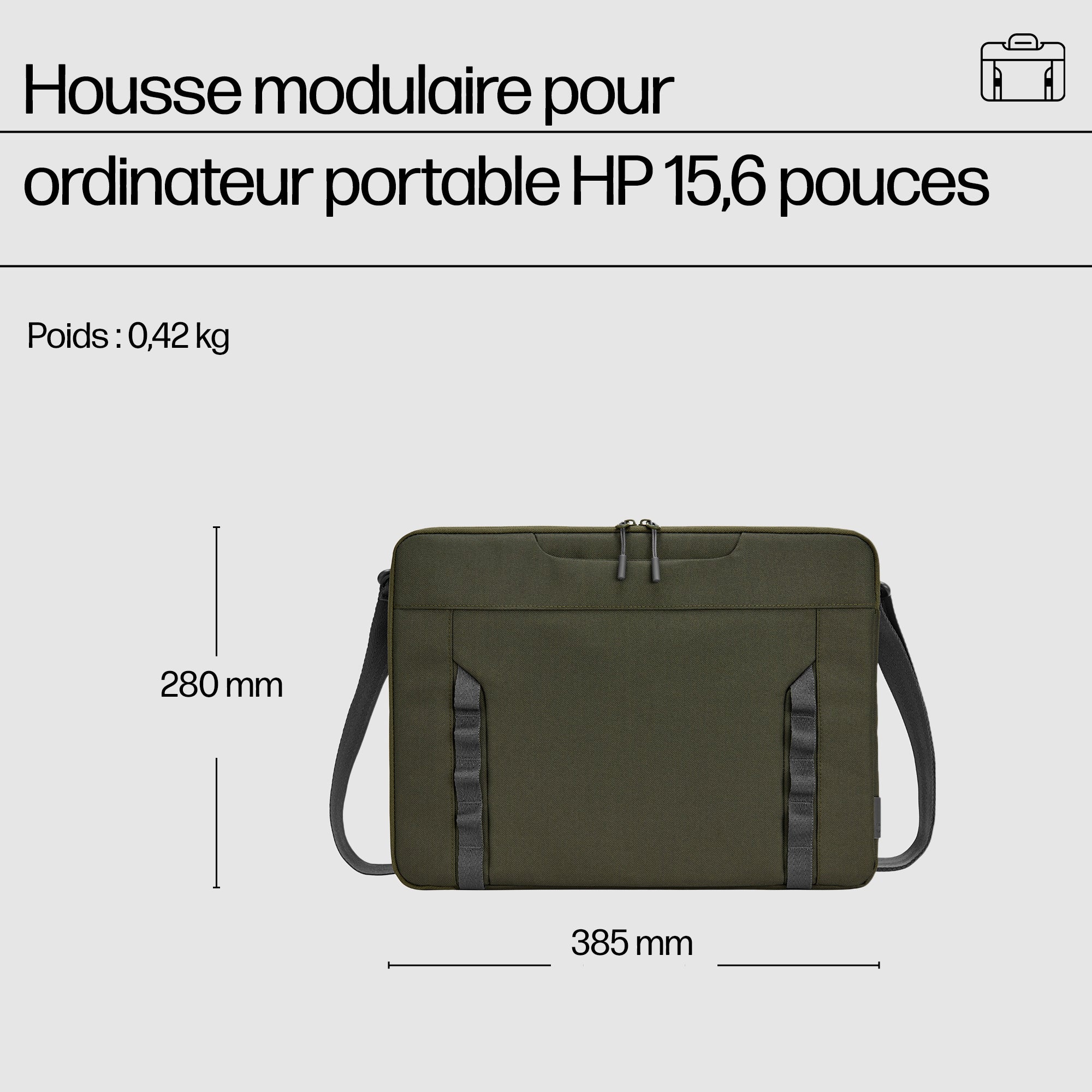 HP 15.6 Mod Lptp Sleeve