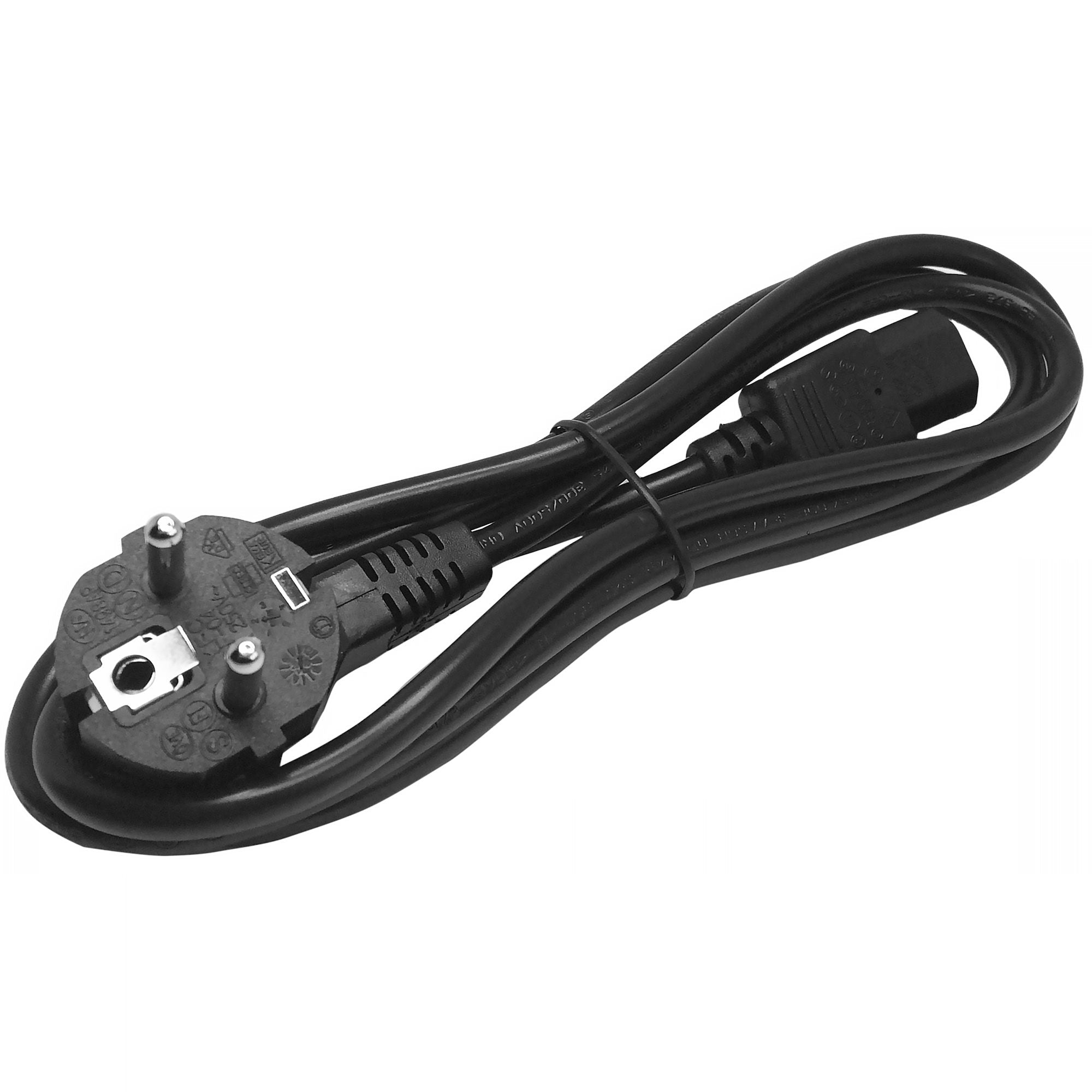 6 ft 2 Prong European Power Cord for PC