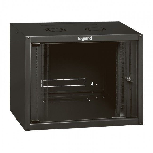 LEGRAND Coffret fixe 19pouces livré monté Linkeo capacité 9U - 492x600x450mm