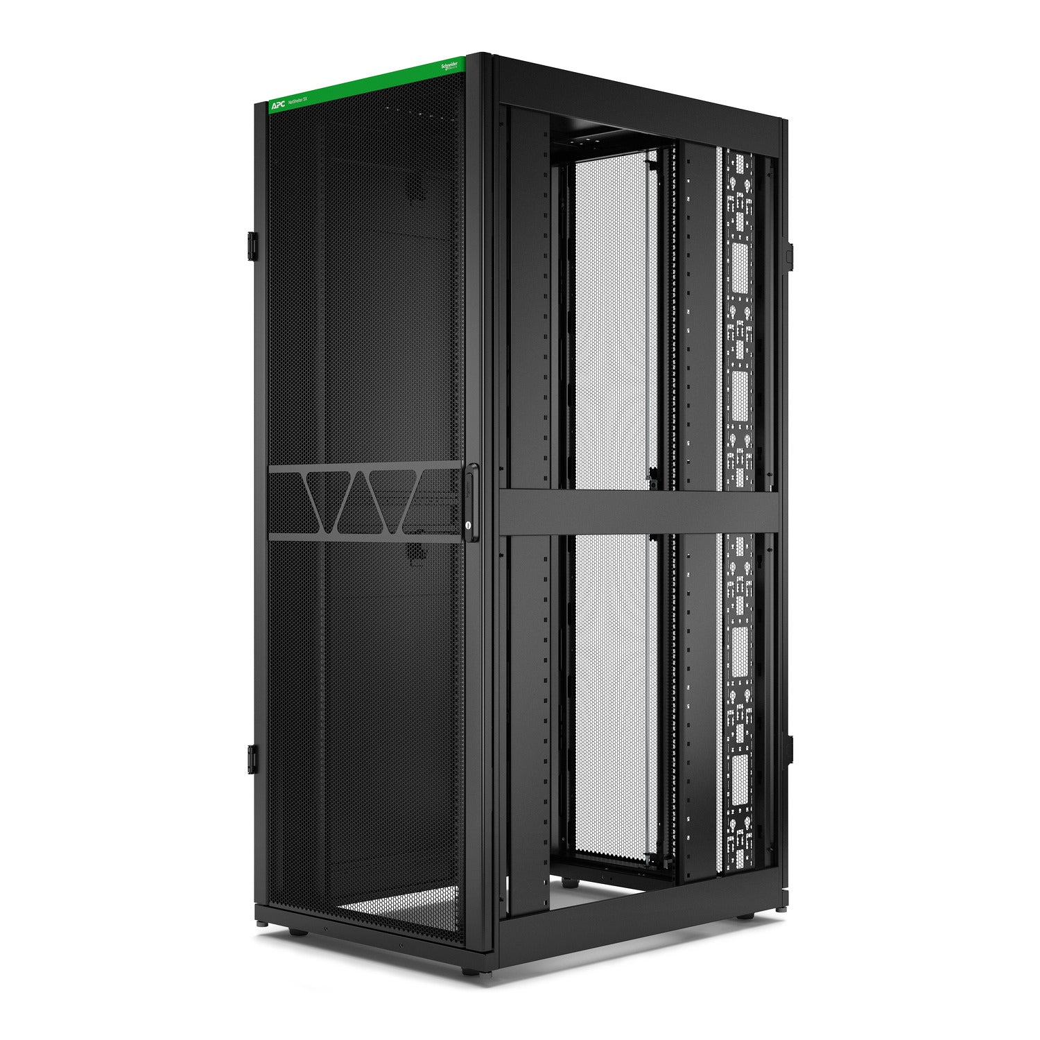 APC NetShelter SX Gen 2 Rack cabinet 1991H x 800W x 1070D mm with sides floor-standing Black 42U 19 TAA Compliant