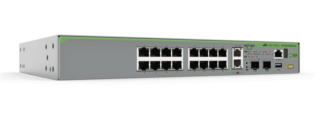 Switch L3, 16 x 10/100/1000-T, 2x MGB, 2x SFP+, 1 x PSU