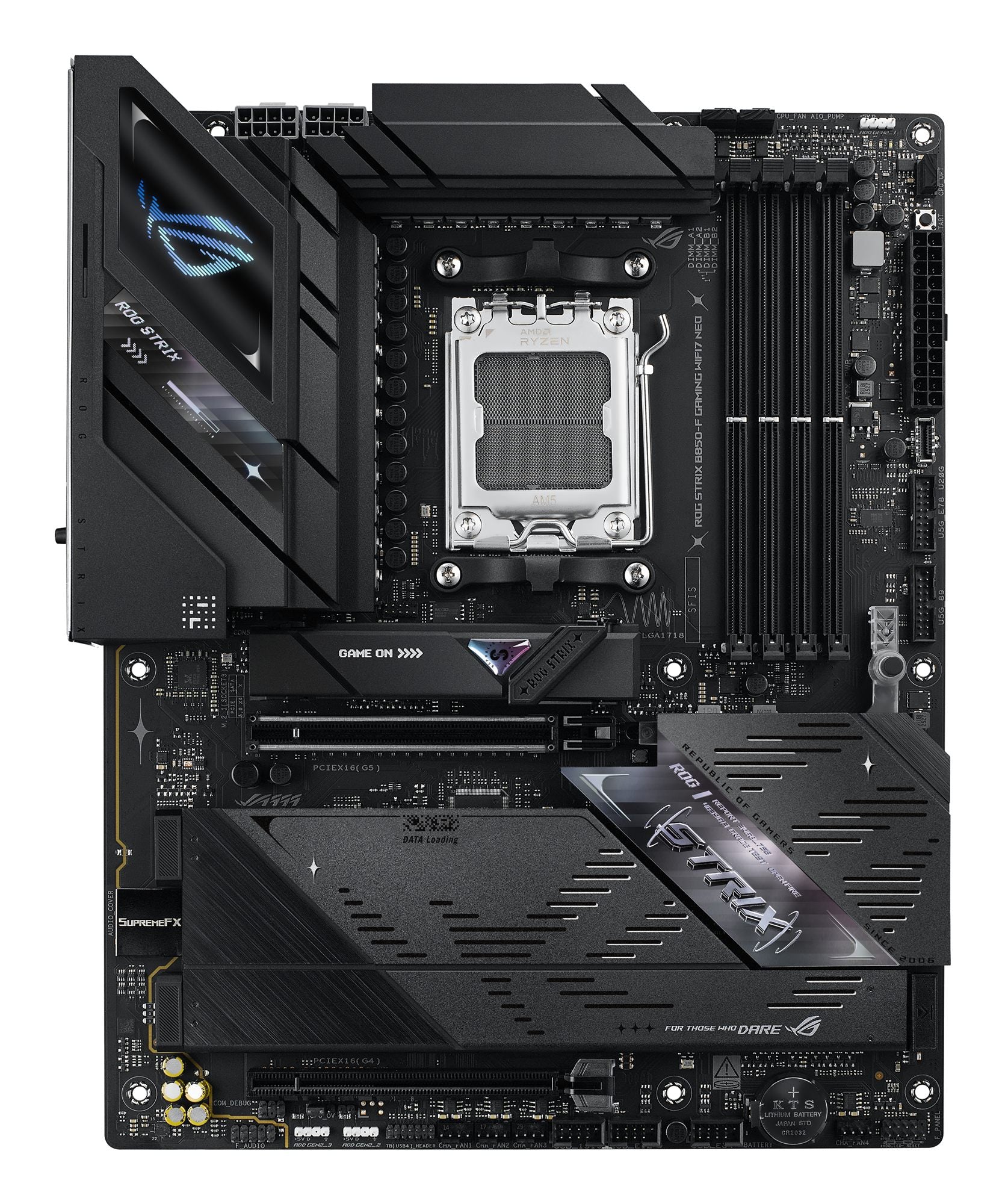 ASUS ROG STRIX B850-F GAMING WIFI7 NEO AMD ATX motherboard DDR5 PCIe 5.0 4xM.2