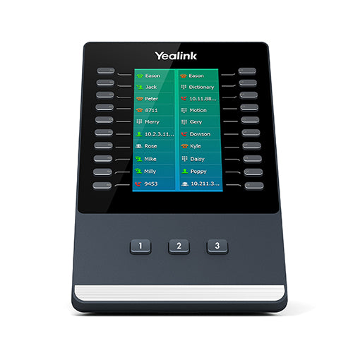 Yealink EXP50 module IP Noir, Gris 23 boutons
