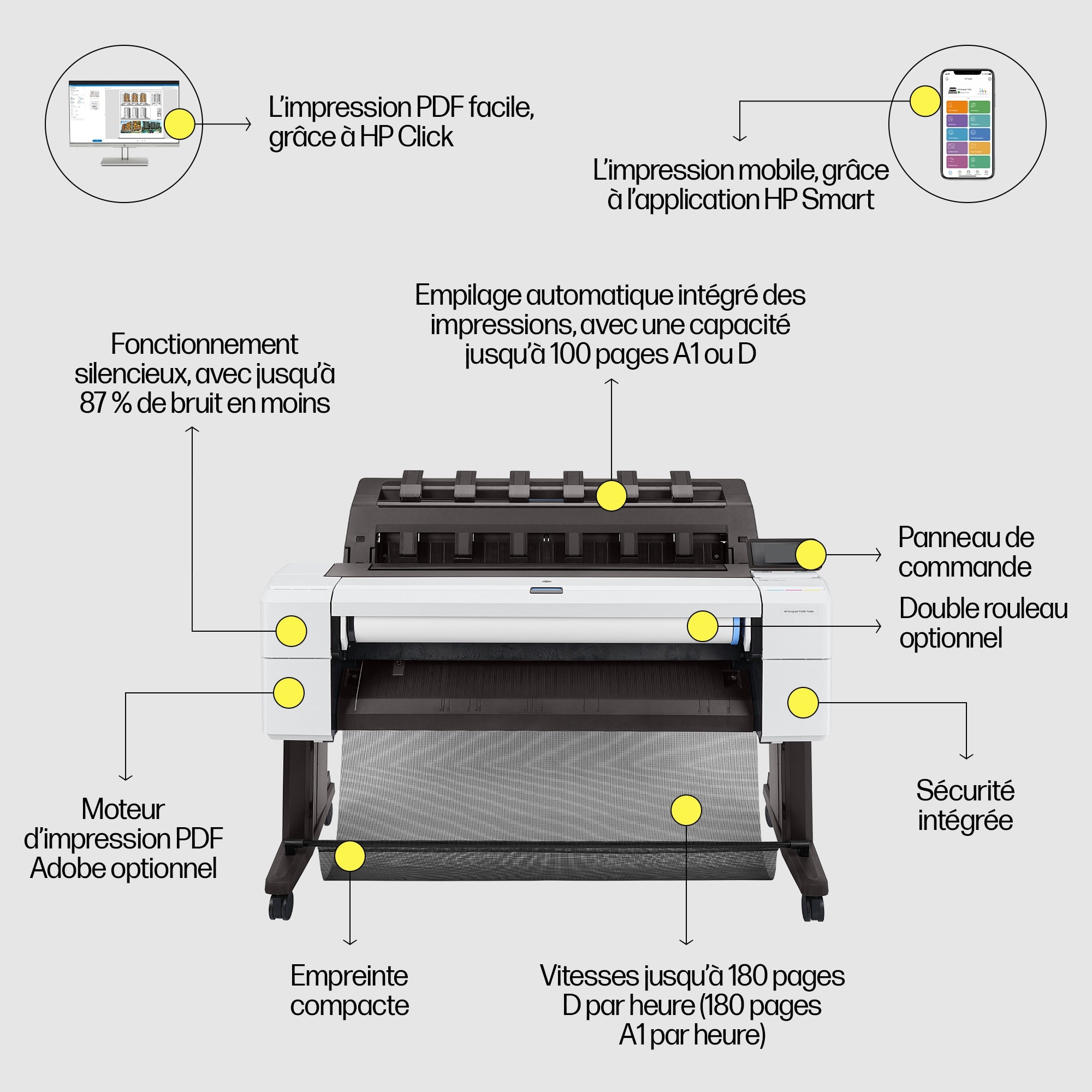 HP DesignJet T1600PS 36-in Printer