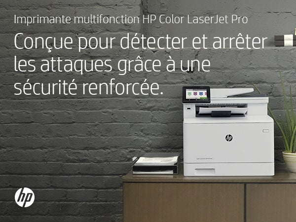 HP Color LaserJet Pro Imprimante multifonction M479dw, Impression, copie, numérisation, e-mail, Impression recto-verso  Numérisation vers e-mail/PDF  Chargeur a