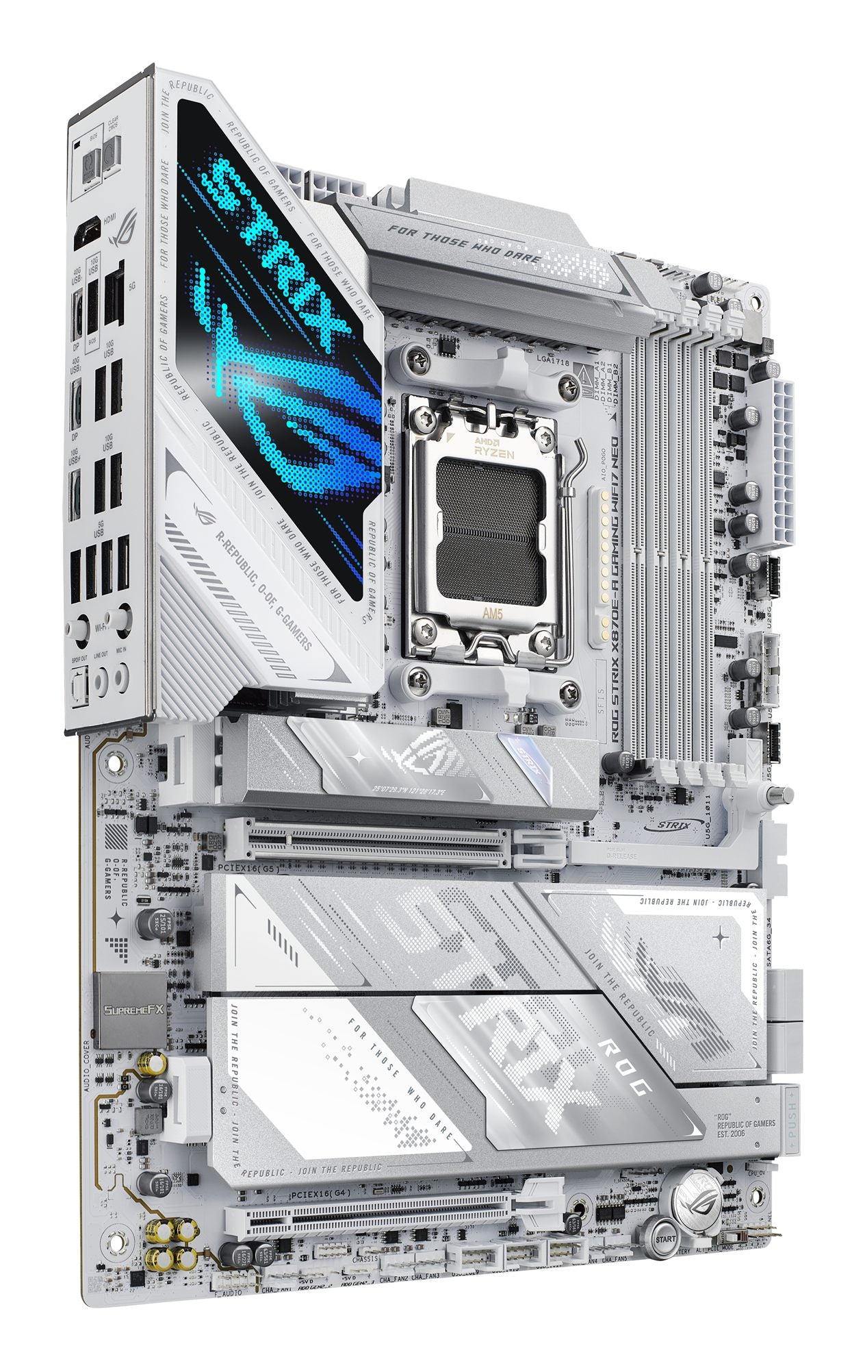 ASUS ROG STRIX X870E-A GAMING WIFI7 NEO ATX motherboard 4xDDR5 1xPCIe 5.0 4xM.2 1xHDMI 4xSATA