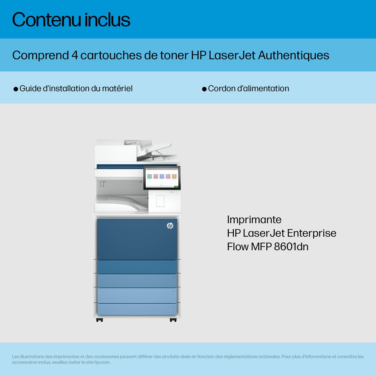 HP LaserJet Ent MFP 8601DN Printer EU