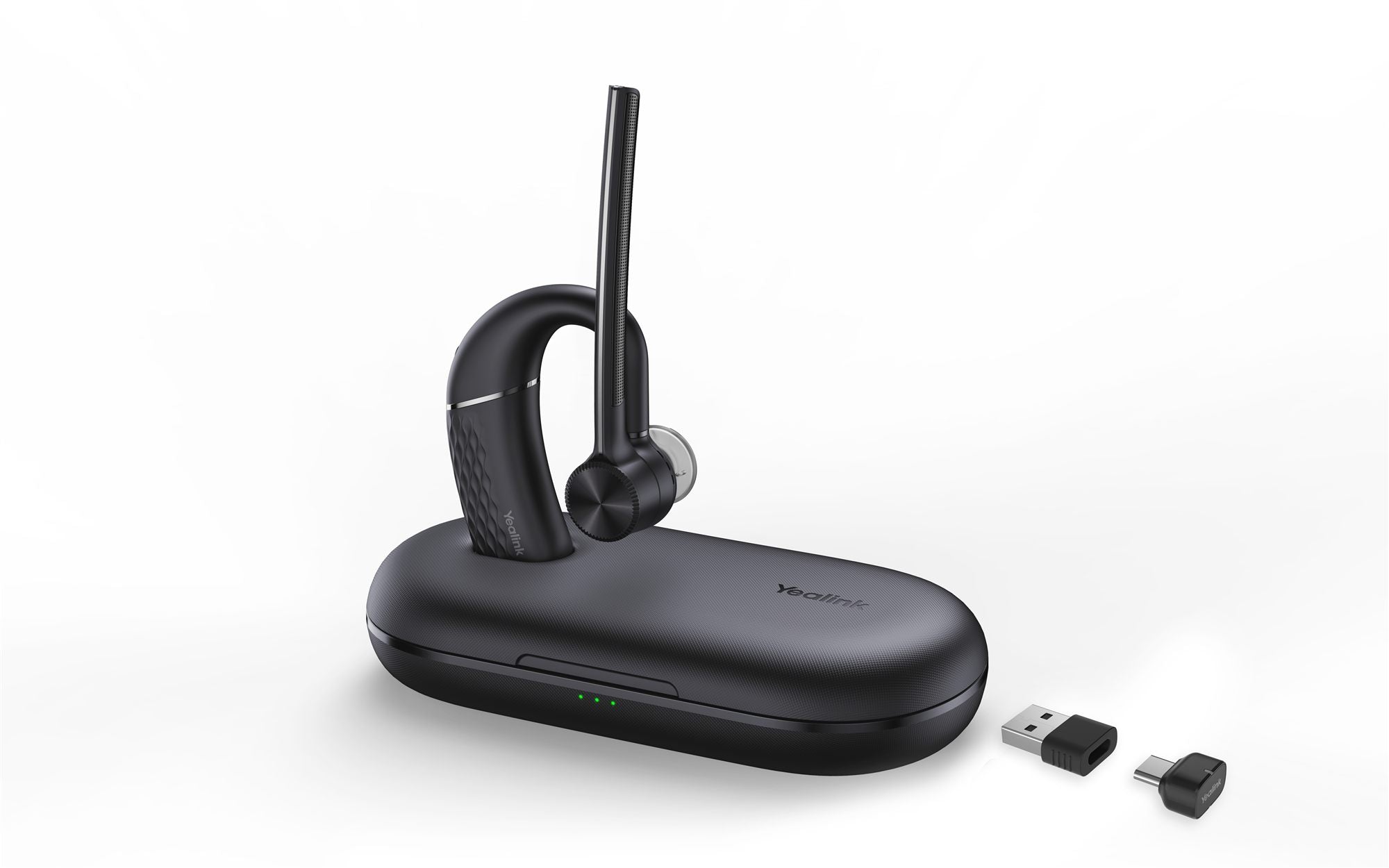 Yealink BH71 Pro USB-C/A Sans fil Crochets auriculaires Bureau/Centre d'appels USB Type-C Bluetooth Noir