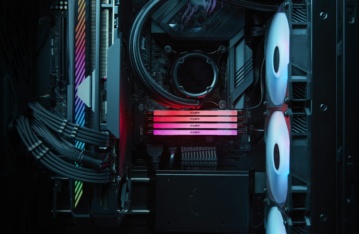 KINGSTON 96Go 6400MT/s DDR5 CL32 DIMM Kit of 2 FURY Renegade RGB XMP
