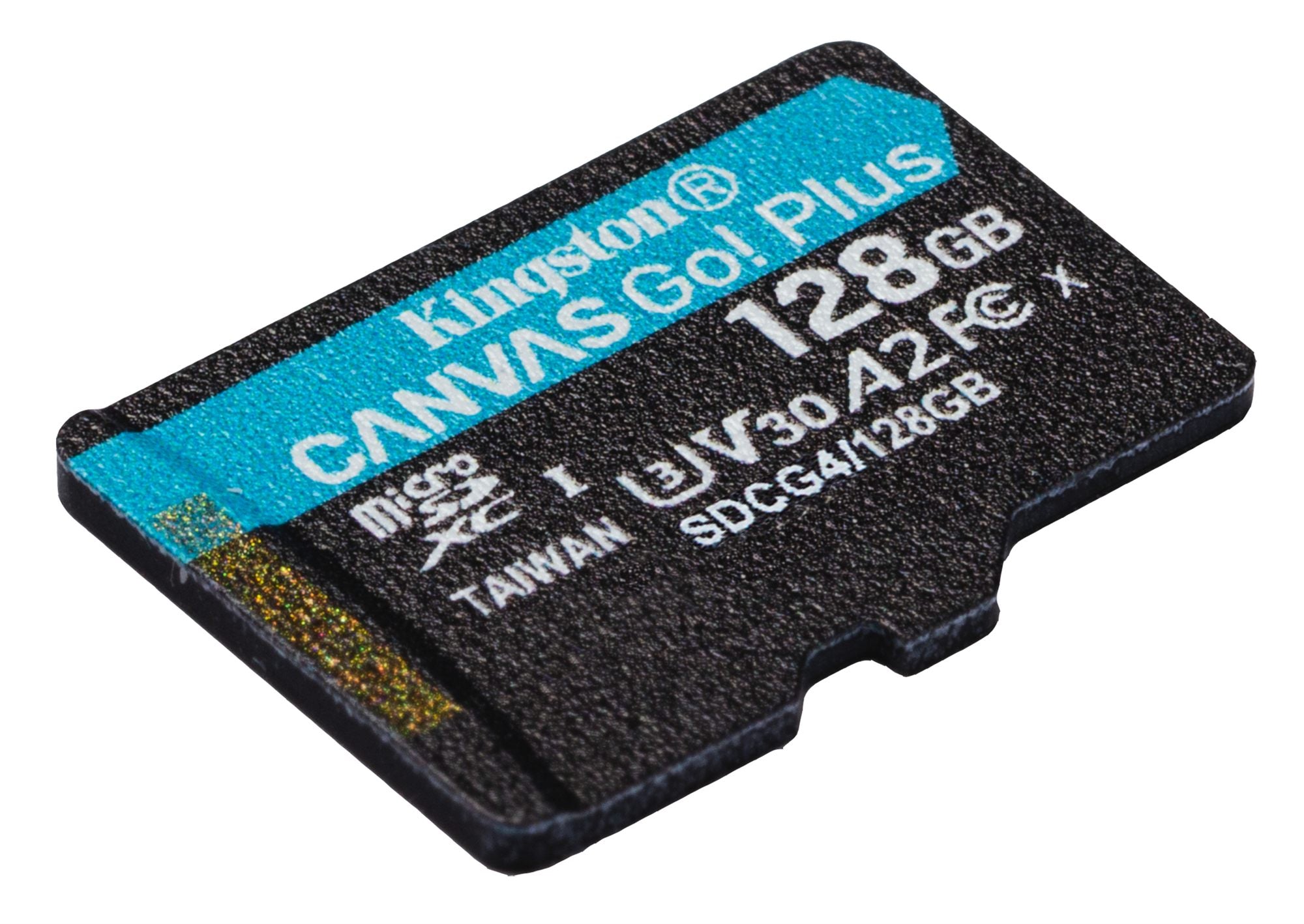 KINGSTON 128Go microSDXC Canvas Go Plus Gen4 200Mo/s A2 U3 V30 Card + Adapter