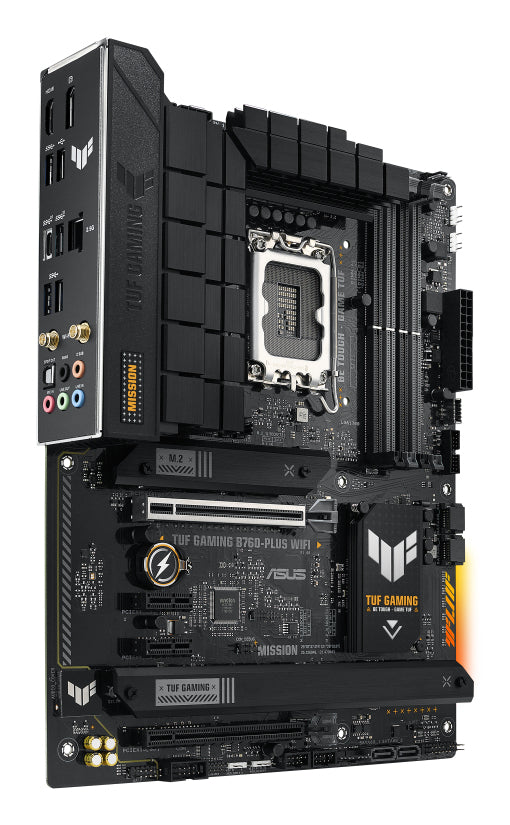 ASUS TUF GAMING B760-PLUS WIFI LGA 1700 4DDR5 ATX 4xSATA MB 1xHDMI 2.1 1xDP 1.4 3xM.2
