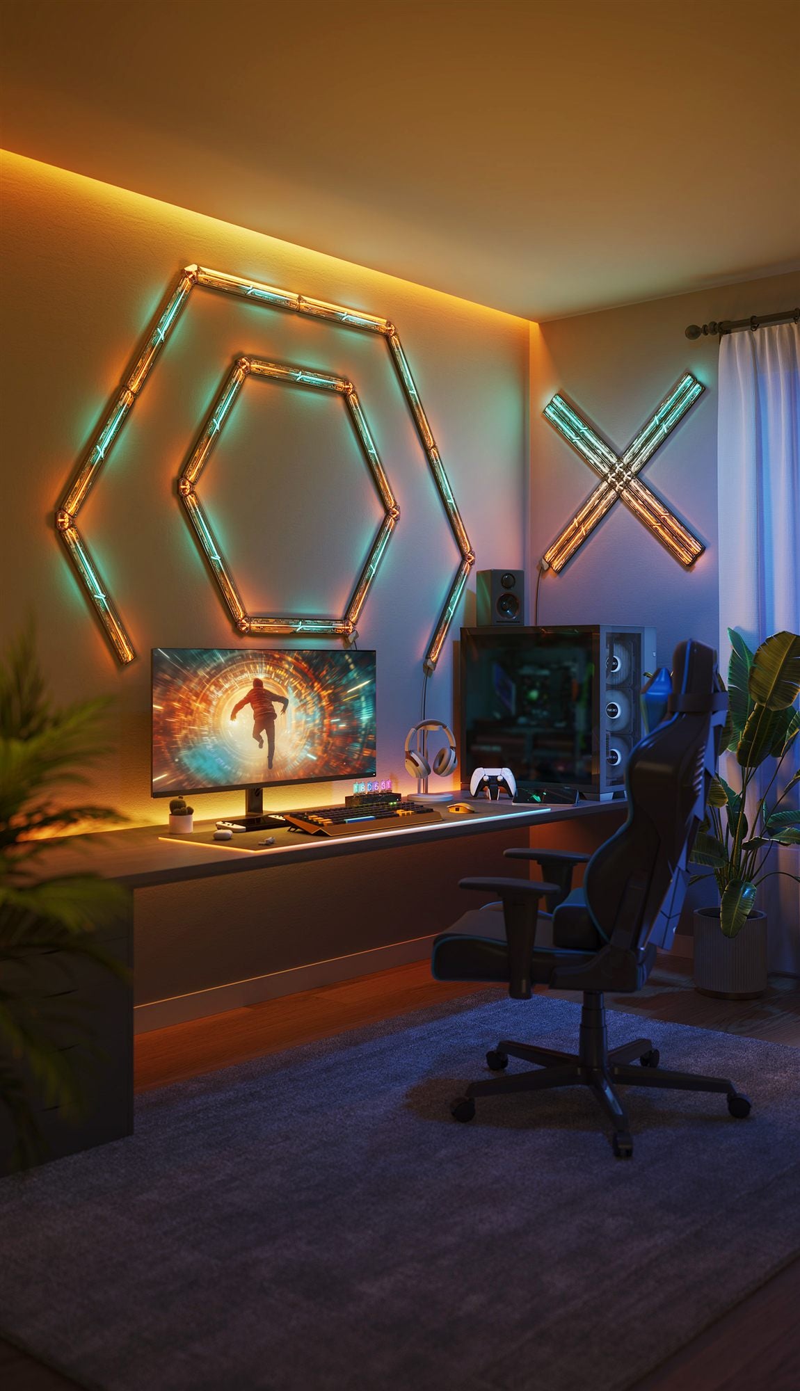 Govee H6063 Gaming Wall Light | Éclairage LED | RGBIC, Wi-Fi 2.4GHz + Bluetooth