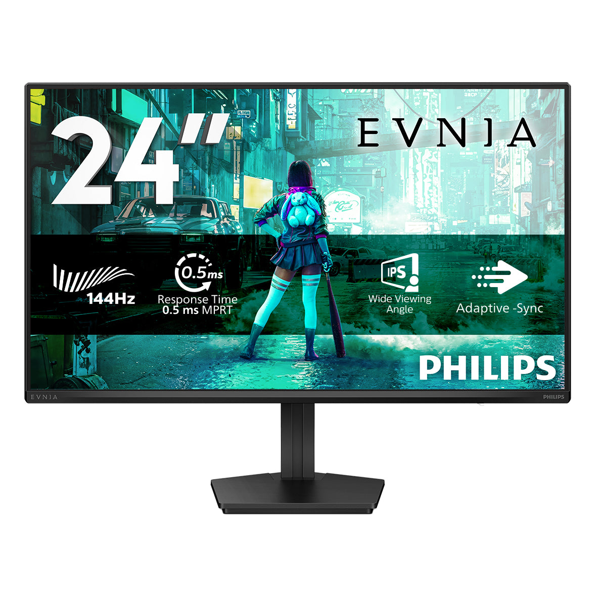 PHILIPS Evnia 3000 24M2N3200NF Ecran Gaming -24p- 1920 x 1080 FHD 144 Hz - IPS - 300cd/m² - 1500:1 - HDR10 - 0.5 ms-  HDMI, DP