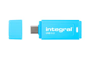 CLE USB 64GB USB-C 3.2 GEN1 DRIVE BLEUE