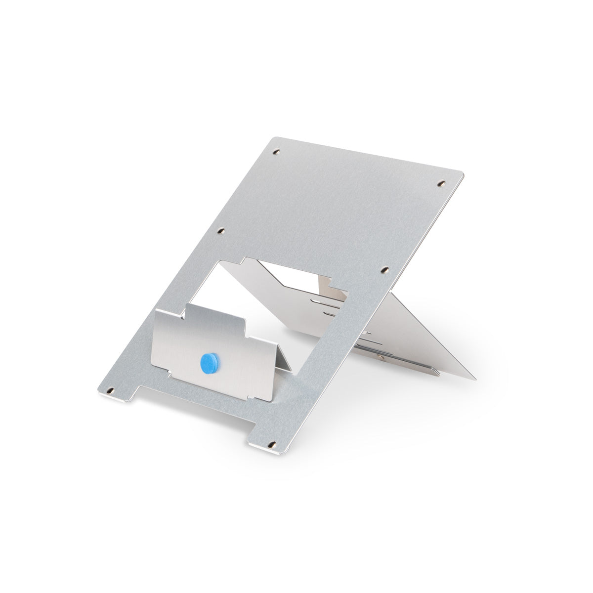 R-GO TOOLS Support pour PC portable Riser Flexible, argent