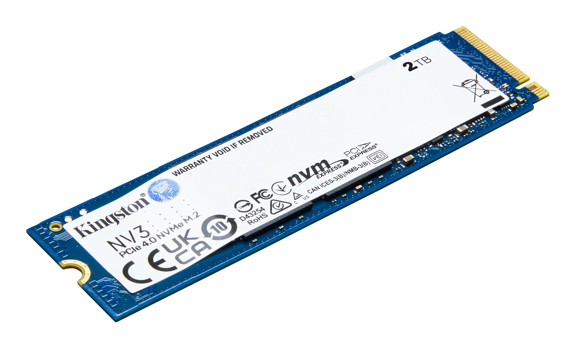 KINGSTON 2000Go NV3 M.2 2280 PCIe 4.0 NVMe SSD