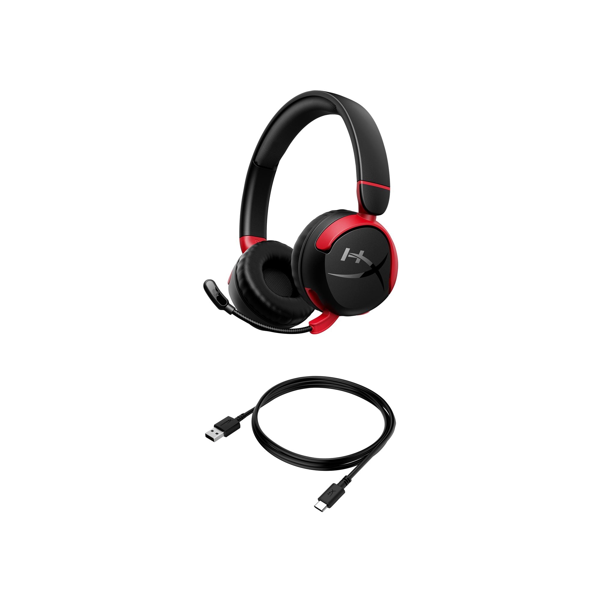 Casque sans fil HyperX Cloud Mini avec microphone, noir-rouge