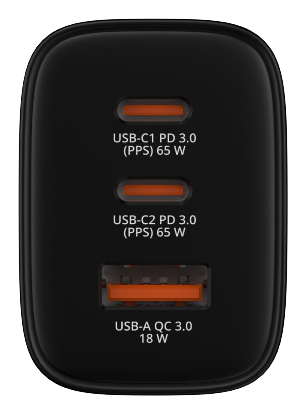 Essentials GaN Charger 65W EU plug Black
